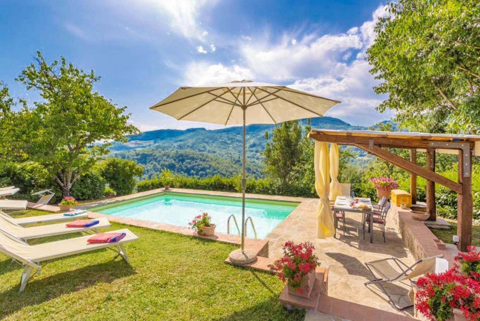 Villa Il Castello Ortignano Raggiolo 外观 照片